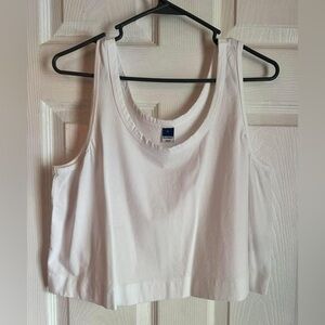 Women's White Crop Top